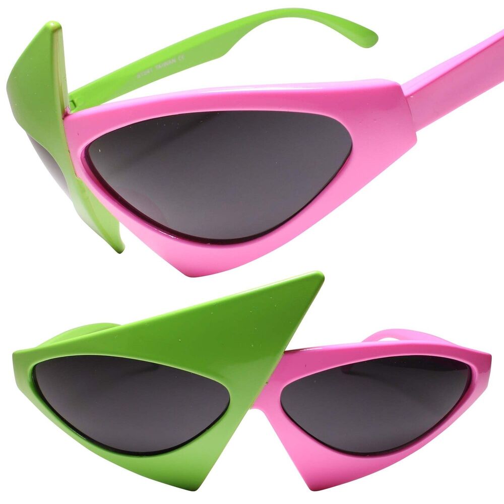 Masquerade Funky Party Rave Festival Costume Novelty Asymmetric Sunglasses